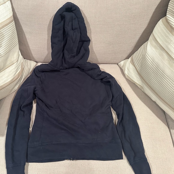 Hollister Women's Black Hoodie - Picture 6 of 16